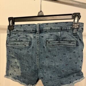 Denim Polka Dot Women Shorts